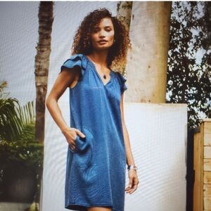 Liverpoole Denim Dress w/ Pockets